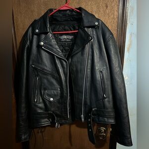Women's Leather Motorcycle Jacket